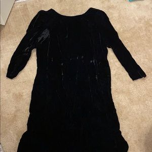 Black Felt Dress